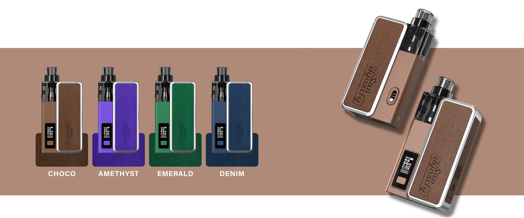 San Dynasty pod kit, battery, and cartridge system